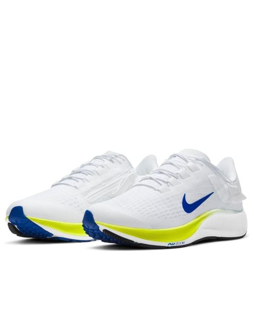 Nike White Air Zoom Pegasus 37 Flyease Racer Cyber' for men