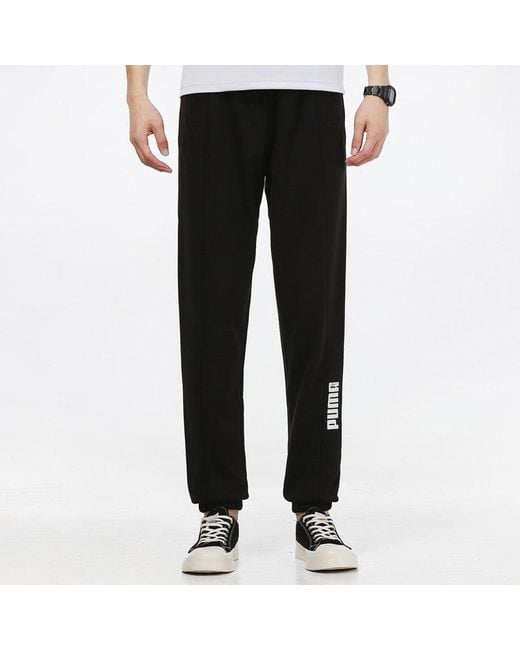 PUMA Black Track Pants for men
