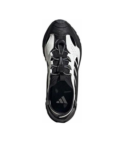 Adidas Black Sneaker Sandals 'Core Six' for men