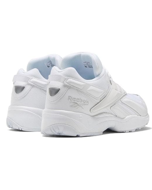 Reebok White Intv 96 Shock Absorption Cozy Classic Athleisure Casual Sports Shoe