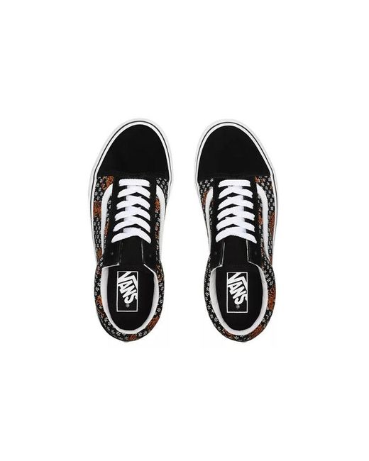 Vans Black Old Skool 'Tiger Floral' for men