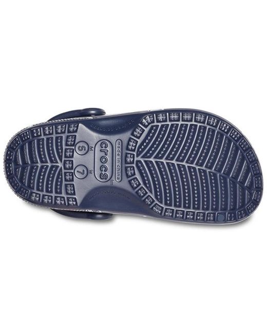CROCSTM Blue Classic Clog Printing Sandals Deep for men