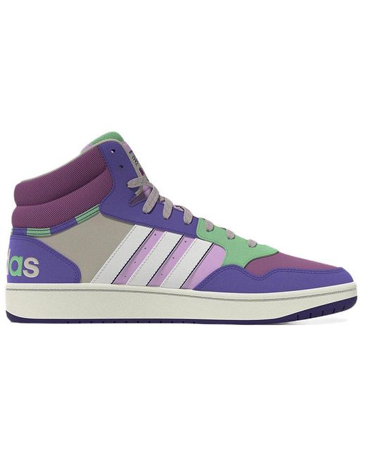Adidas Blue (Wmns) Hoops 3.0 Mid