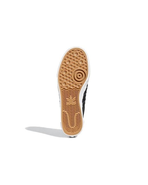 Adidas Black Nizza 'Oversize Heel Logo for men