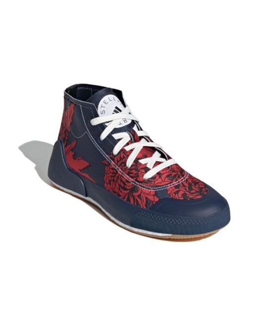 Adidas Blue (Wmns) Stella Mccartney X Treino Mid 'Floral Print