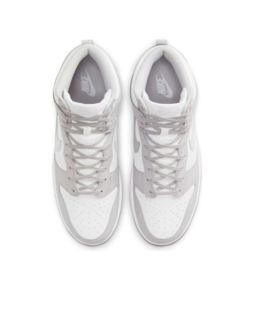 Nike White Dunk High 'Vast' for men