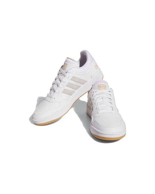 Adidas White Hoops 3.0 Low 'Classic Vintage for men