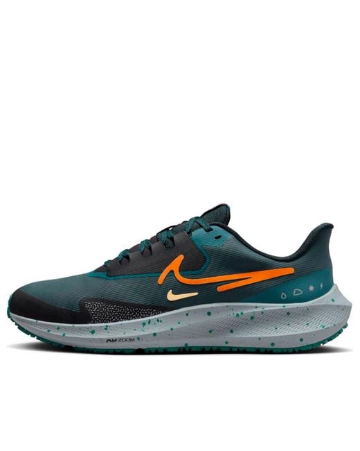 Nike Blue Air Zoom Pegasus 39 Shield 'Deep Jungle Safety' for men