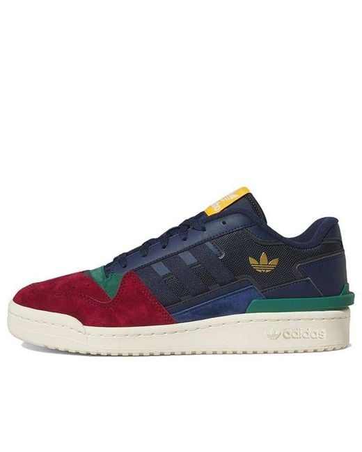 Adidas Blue Forum Exhibit Low 2.0 'Collegiate Burgundy' for men