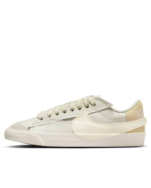 Nike White (Wmns) Blazer Low '77 Jumbo 'Sea Glass Pale Ivory'