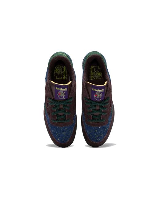 Reebok Blue Brain Dead X Club C Revenge Abyss Batik' for men