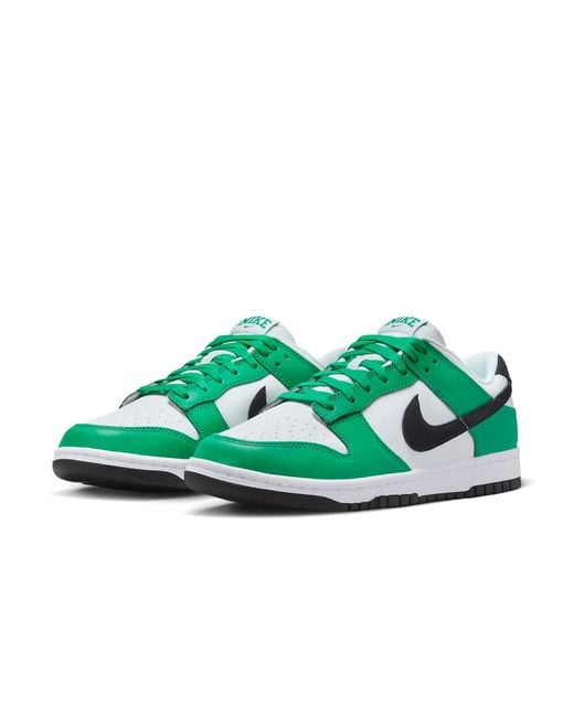 Nike Green Dunk Low Shoes for men