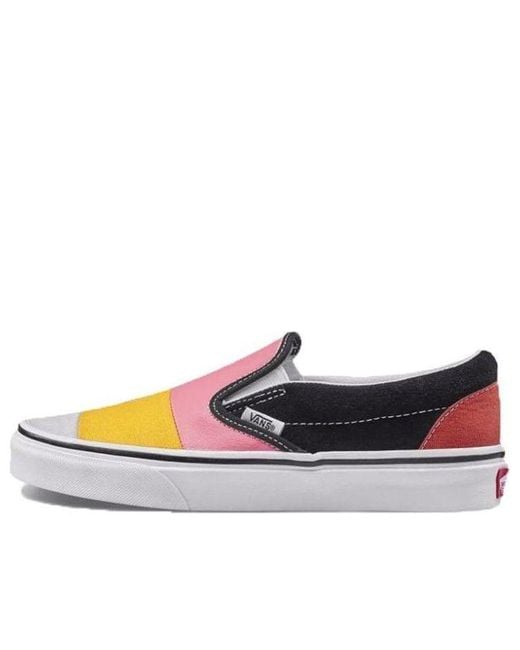 Vans Blue Classic Slip-On 'Patchwork' for men