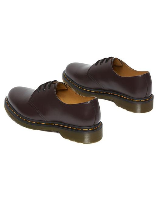 Dr. Martens Brown 1461 Smooth Leather Oxford 'Burgundy' for men
