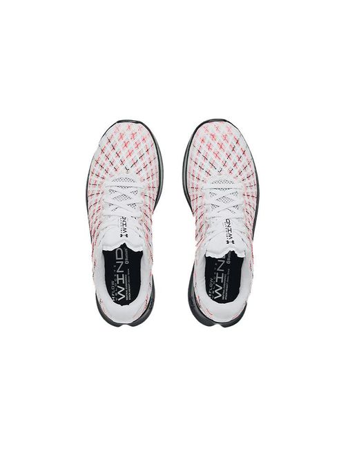 Under Armour White Armour Flow Velociti Wind Running Shoes for men
