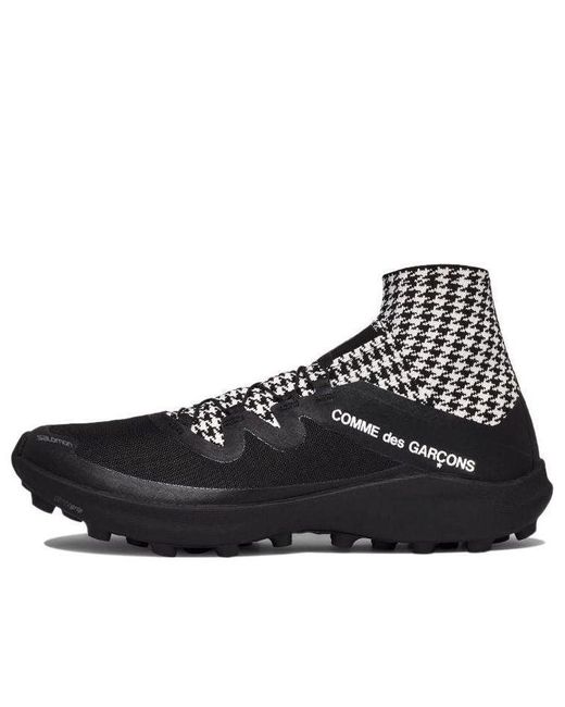 Salomon Black Comme Des Garcons X Cross Whote' for men
