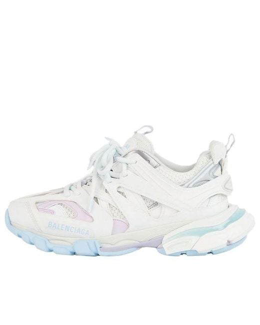 Balenciaga Track Lace-up Sneakers White Pastel