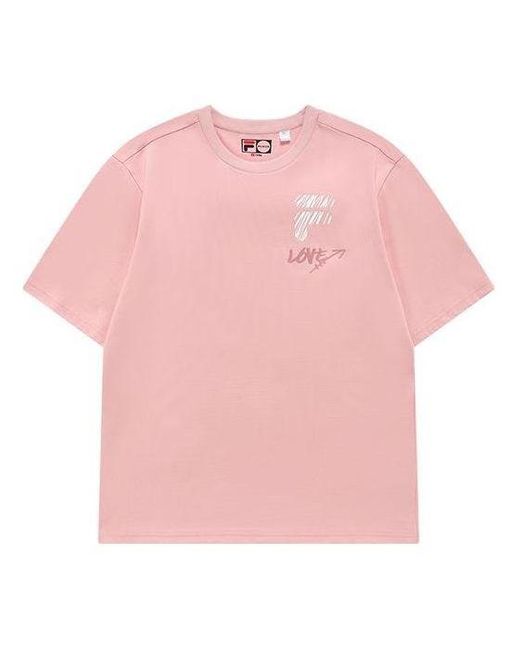 Fila Pink Casual Logo Tee