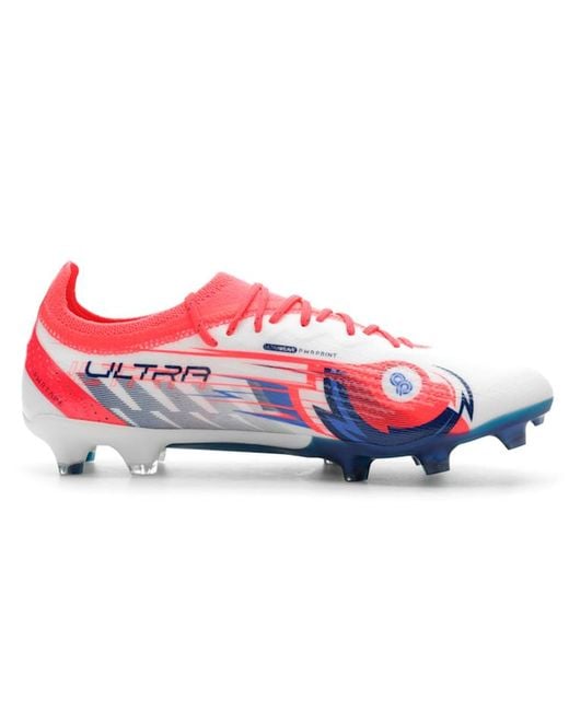 PUMA Red Ultra Ultimate Fg Ag X Christian Pulisic Blazing' for men