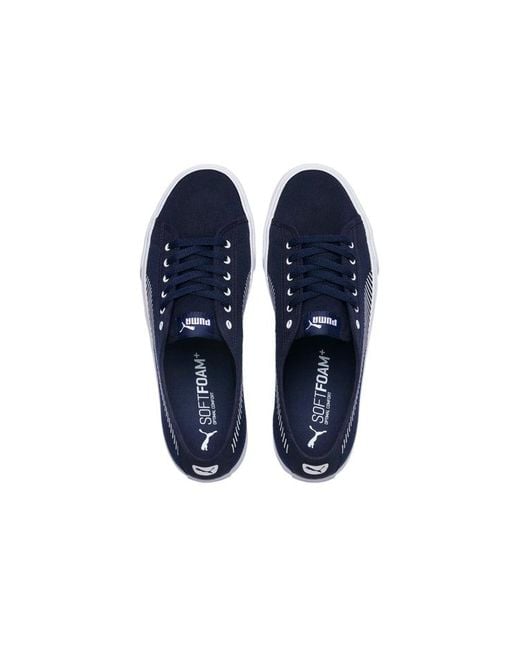 PUMA Blue Bari Stylish Retro Low Top Casual Skate Shoes for men