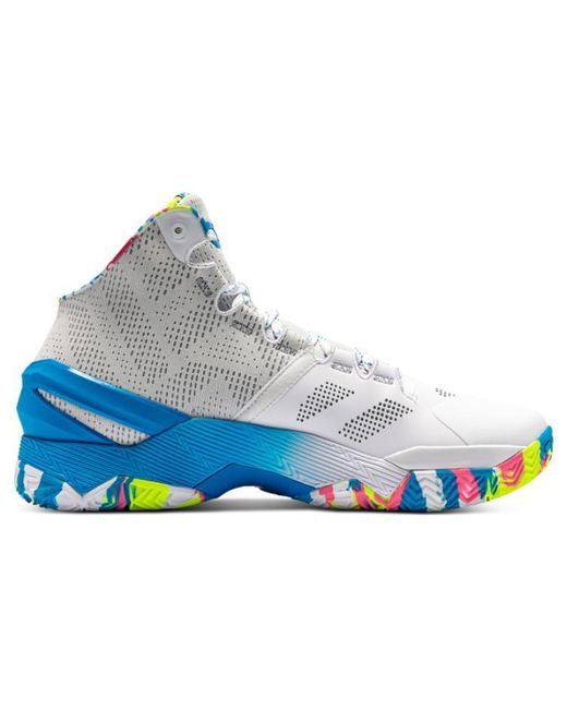 Under Armour Blue Curry 2 Retro 'Splash Party' for men