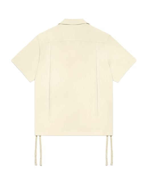 Adidas Natural X Clot Bowling Shirt 'Cream' for men