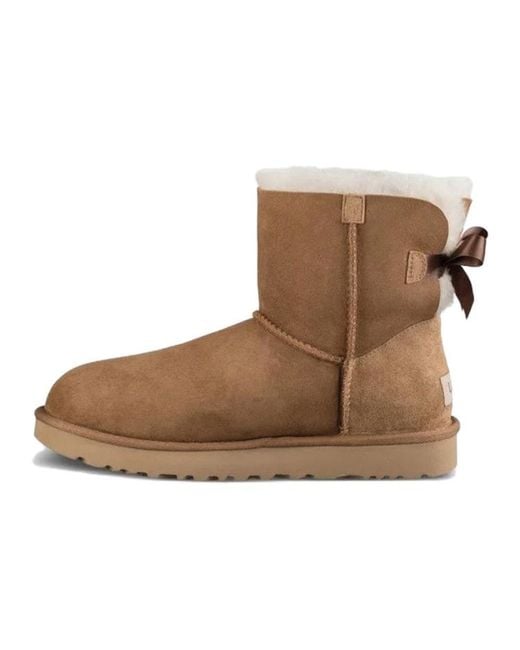 Ugg Brown Australia Mini Bailey Bow Ii Chestnut Boots
