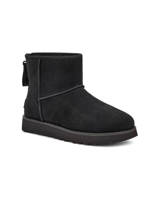 Ugg Black (Wmns) Classic Mini Logo Zip