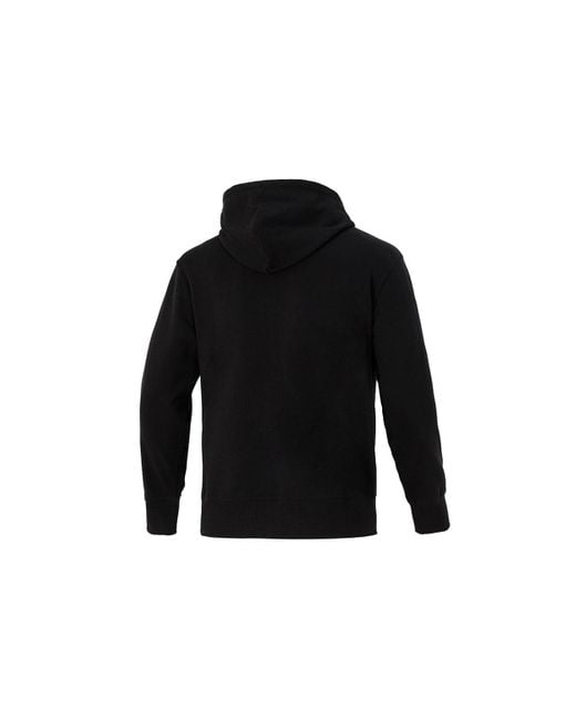 PUMA Black Athleisure Casual Sports Hooded Jacket for men