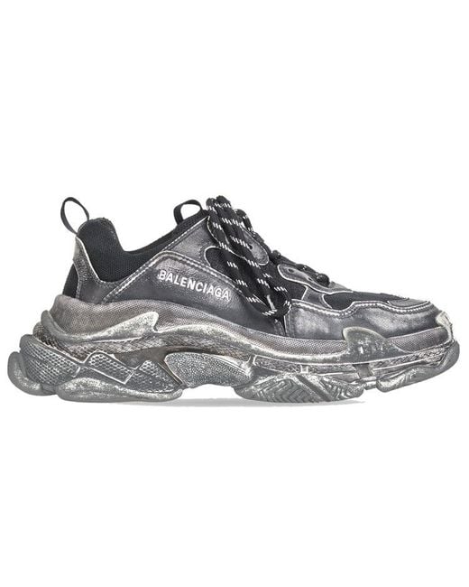 Balenciaga Gray (Wmns) Triple S Sneaker 'Faded'