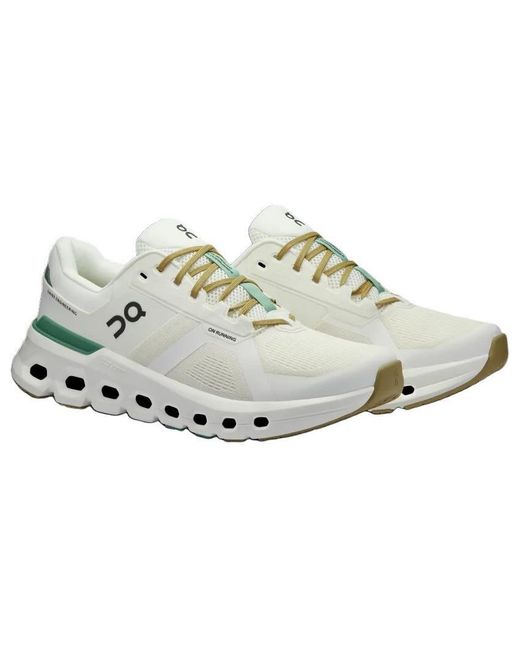 On Shoes White Cloudrunner 2 'Undyed' for men