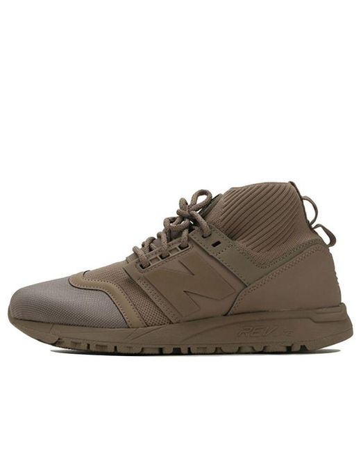 New Balance Brown 247 Mid 'Mushroom' for men