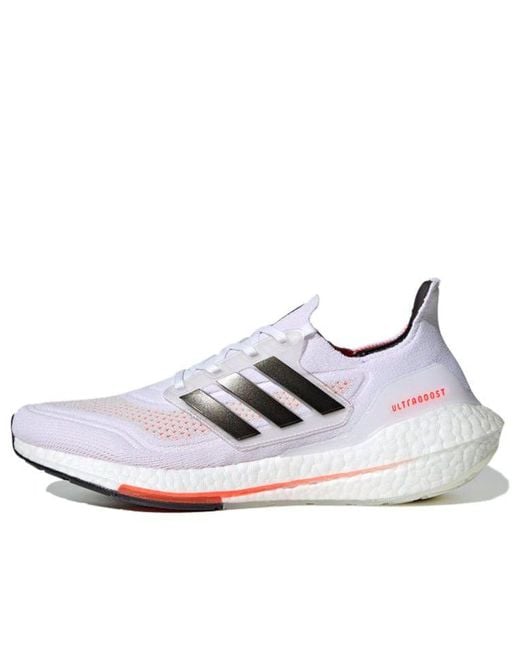 Adidas White Ultraboost 21 'Tokyo' for men
