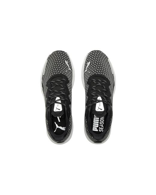 PUMA Black Velocity Nitro 2 Wtr Running Shoes for men