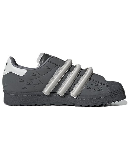 Adidas Gray Melting Sadness X Superstar 80S Tr 'Duck' for men
