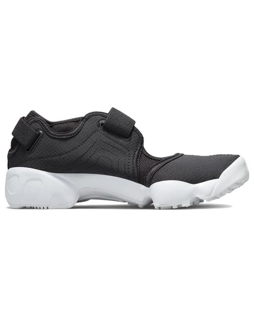 Nike Air Rift Sports Black White Sandals | Lyst
