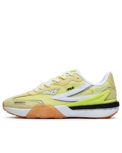 Fila Yellow Renno Classics Sneakers for men