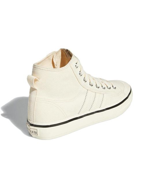 Adidas White Originals Nizza Hi Rf 74 for men