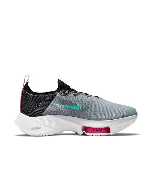 Nike Gray Air Zoom Tempo Next% Flyknit 'South Beach' for men