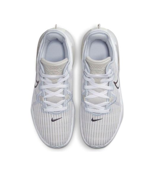 Nike White Lebron Witness 6 Ep Metallic Pewter' for men