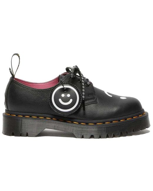 Dr. Martens Black (Wmns) Lazy Oaf X 1461 Bex Low Pisa'
