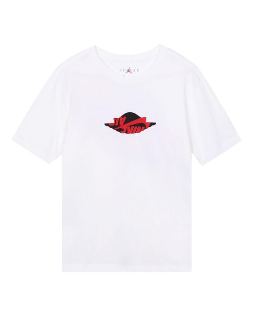Nike White Basketball Athleisure Casual Sports Short Sleeve for men