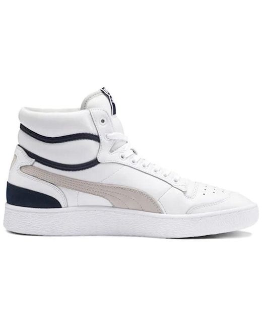 Puma ralph sampson mid hoops hotsell