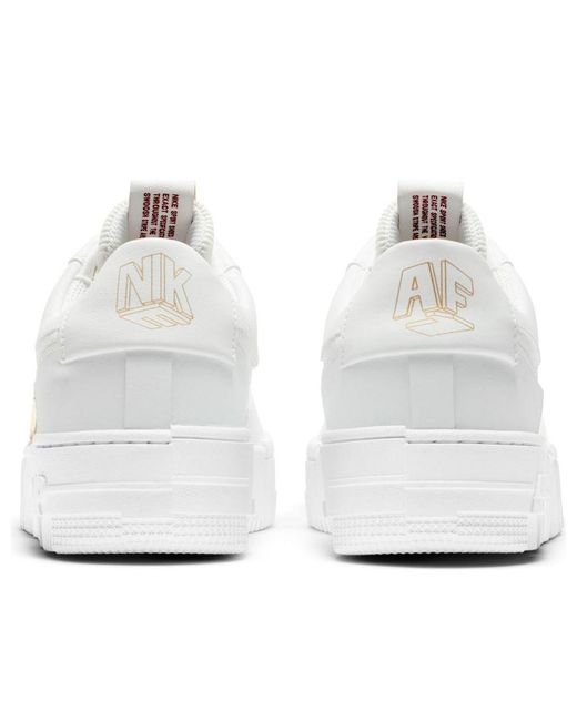 Nike White (Wmns) Air Force 1 Pixel Chain'