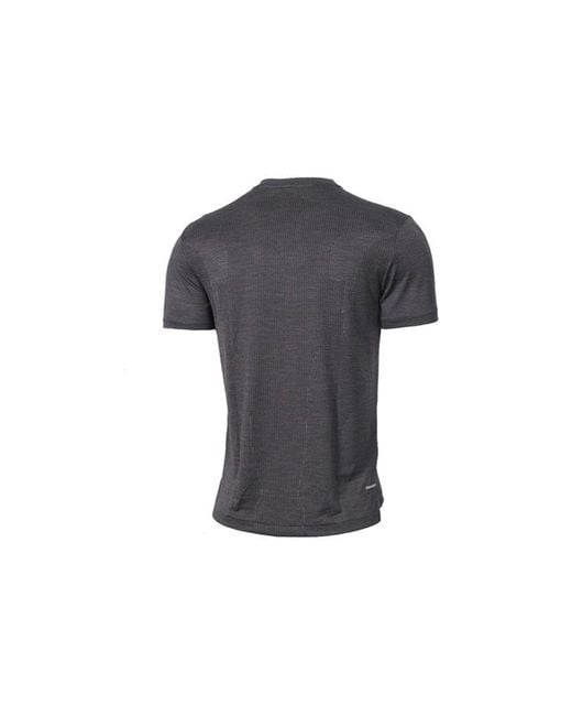 Nike Gray Techknit Ulta Reflective Running Sports Short Sleeve for men