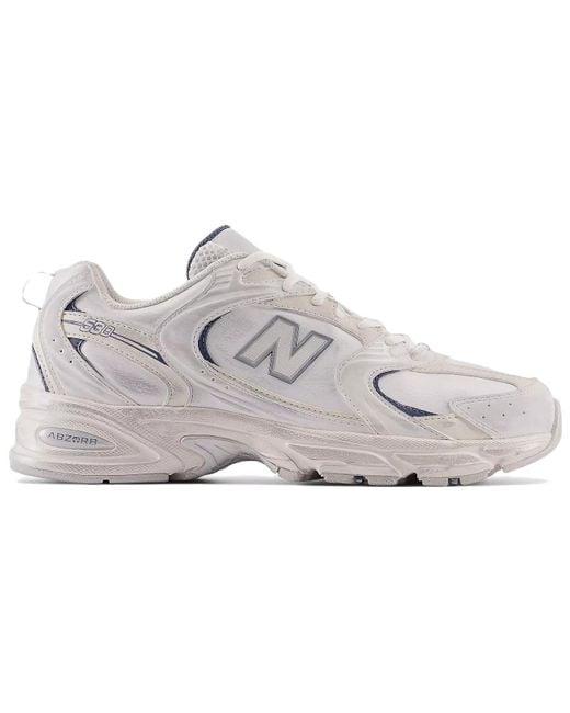New Balance White 530 'Linen Fog Overcast' for men