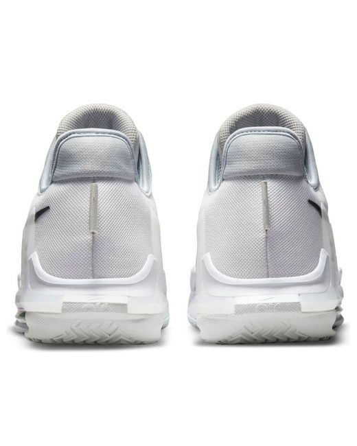 Nike White Lebron Witness 6 Ep Metallic Pewter' for men