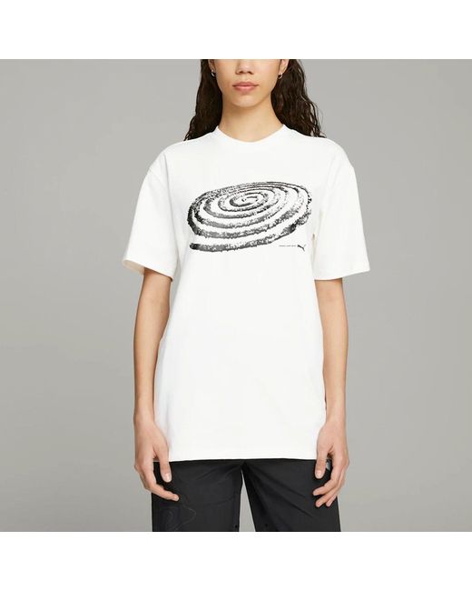PUMA White X Perks And Mini Graphic T-Shirt for men