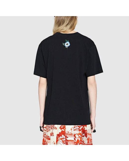 Gucci Blue (Wmns) Oversize T-Shirt With Logo