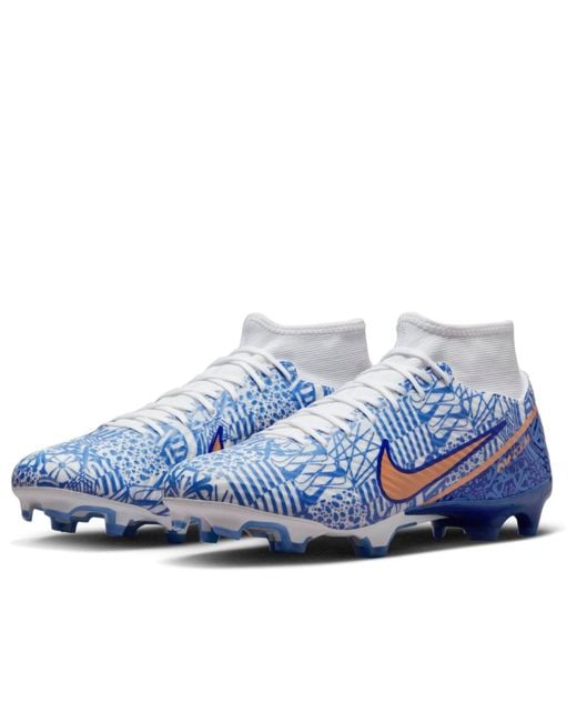 Nike Blue Mercurial Superfly 9 Academy Cr7 Mg for men